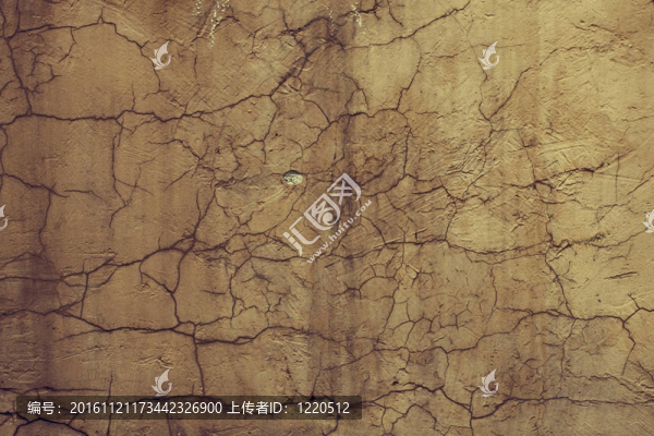 紋理黃色水泥墻裂縫