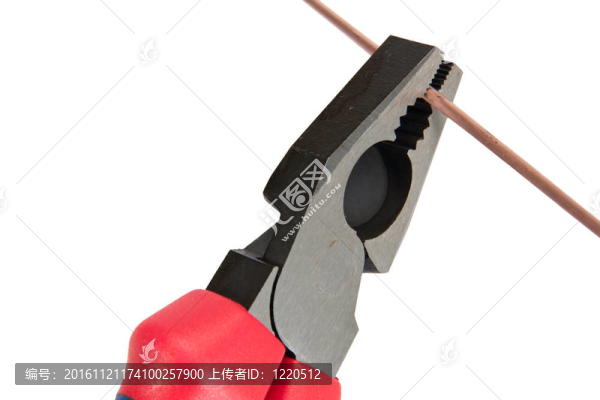 手動鉗工工具；孤立在白色背景