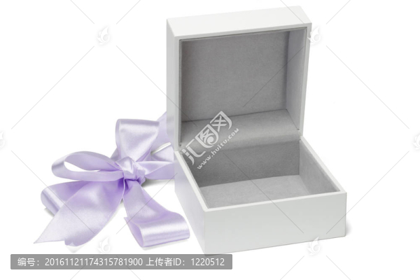 打開空禮品盒