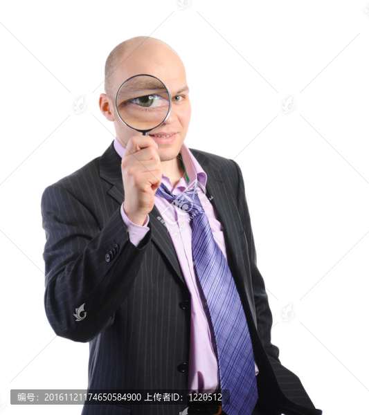 西裝的商人