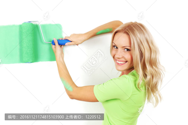 墻上的女人漆