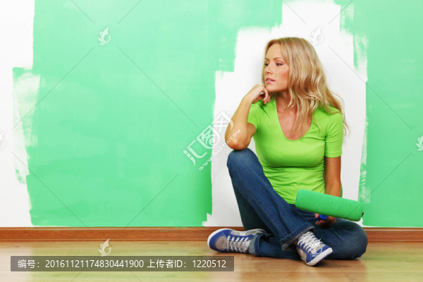 墻上的女人漆