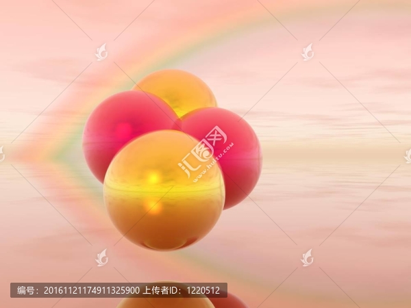五顏六色的球