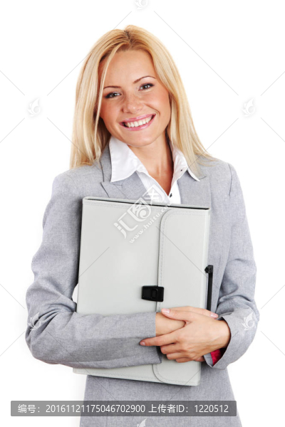 戴眼鏡的女商人