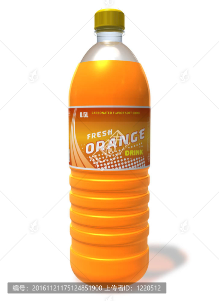 清爽的橙汁飲料