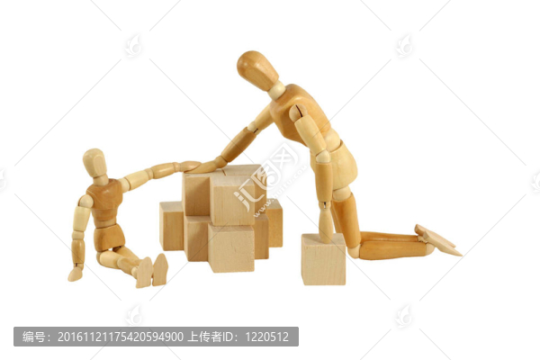 玩積木木制人體模型