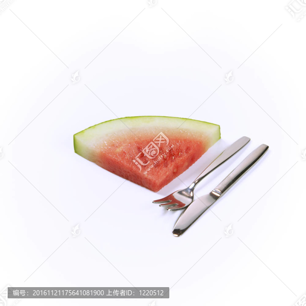 西瓜與餐具