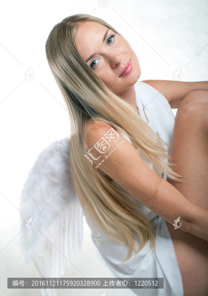 穿白色衣服的天使