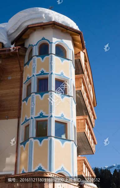 滑雪勝地Madonna,di,Campiglio。意大利