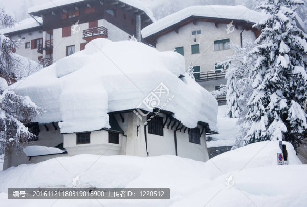 冬季景觀?；﹦俚豈adonna,di,Campiglio。意大利
