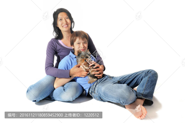 約克郡梗和亞洲家庭
