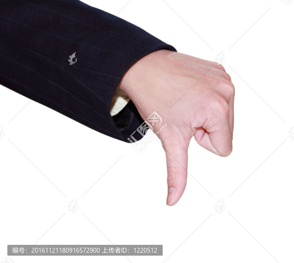 拇指朝下的手勢(shì)