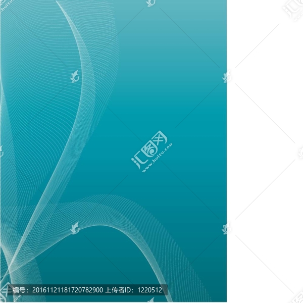 抽象藍色曲線背景