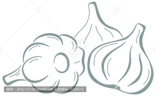 大蒜；象形文字