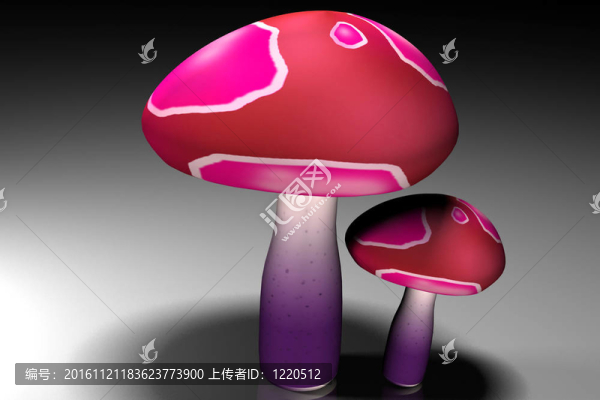 3D蘑菇