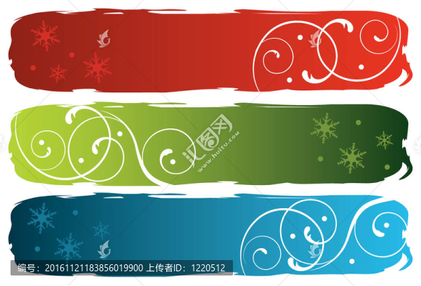 蹩腳的冬天的旗幟