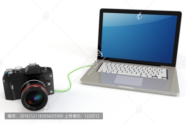 用筆記本電腦連接的3D相機(jī)
