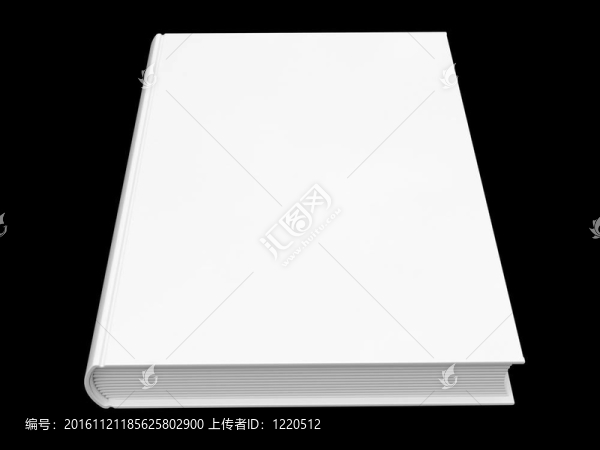 黑色背景上的白色書