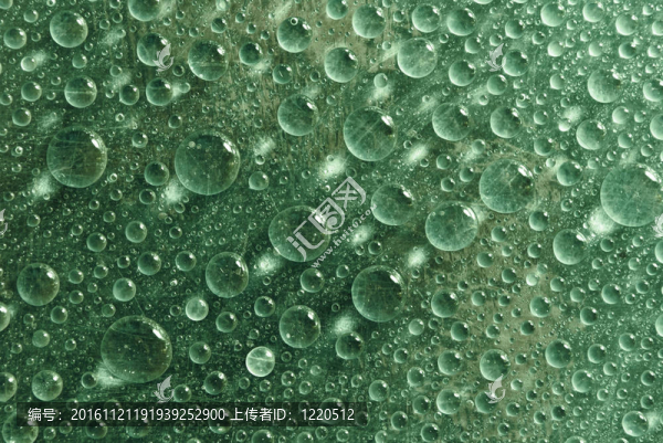 草綠色水滴