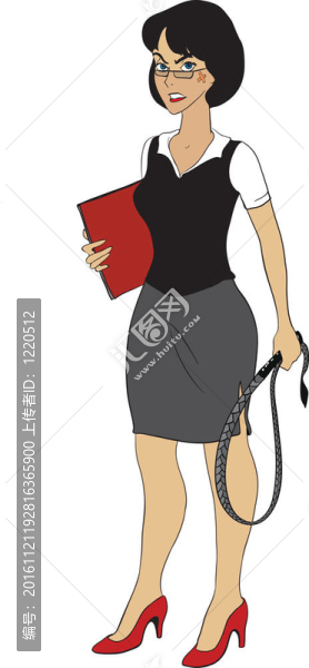 嚴格的商務女士與WIP