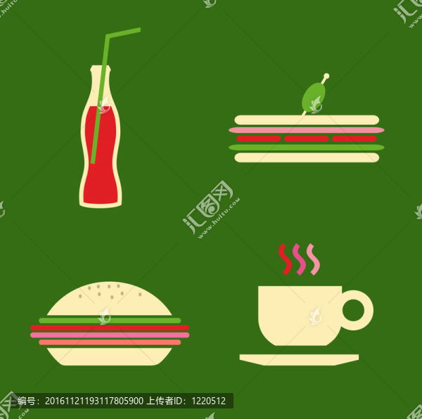 快餐圖標(biāo)集