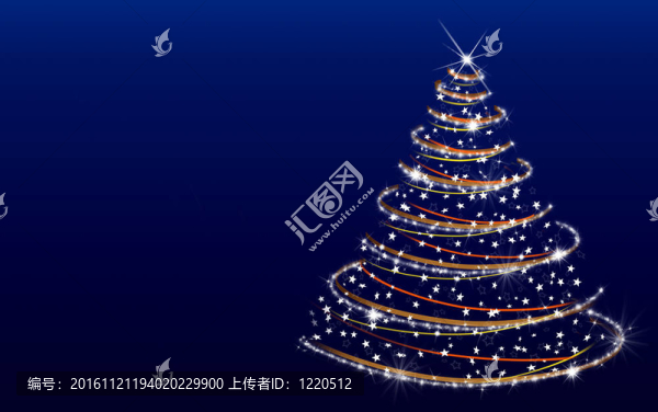 雪花圣誕樹