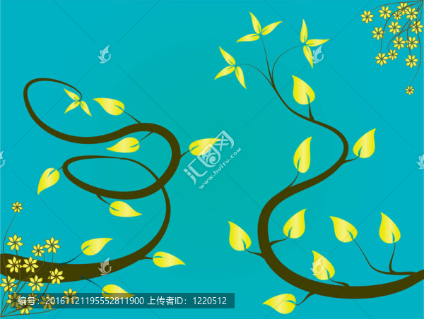一個(gè)抽象的花背景