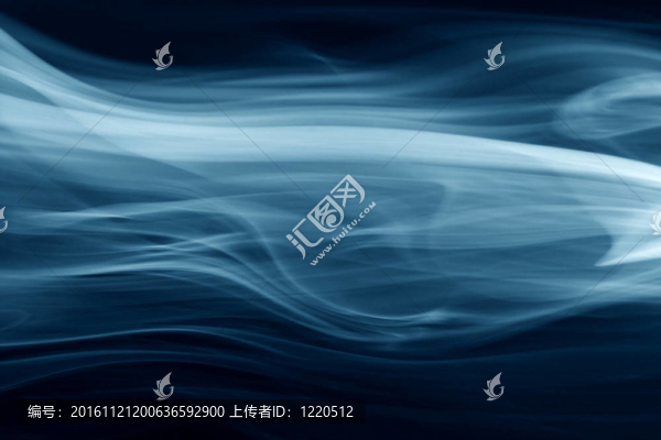 藍色的煙霧