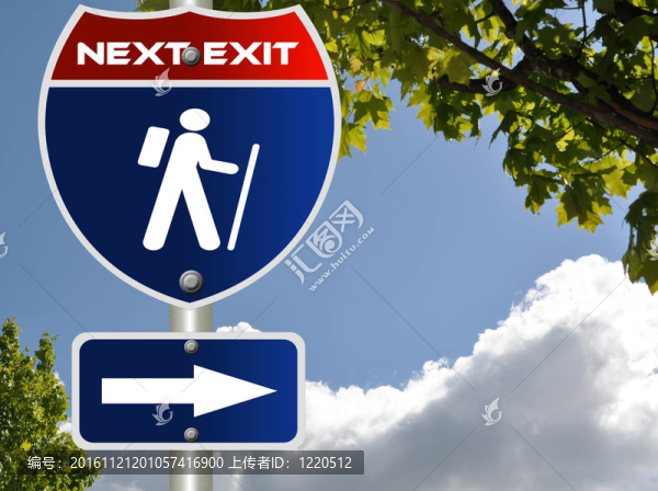 登山的道路標(biāo)志