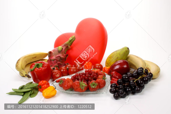 可愛的水果和蔬菜