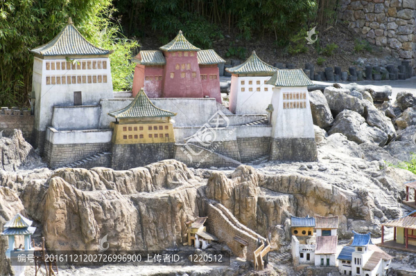 中國古代城市的微縮模型