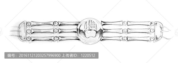 紋身藝術(shù)素描；Indian,Bracelet