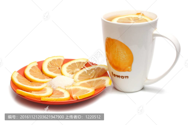 杯子和檸檬茶