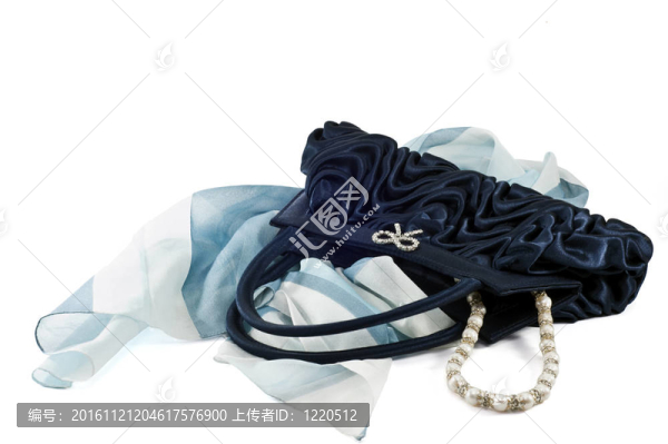 藍(lán)色的手提袋