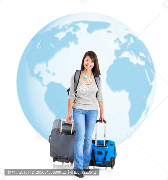 旅游的女人