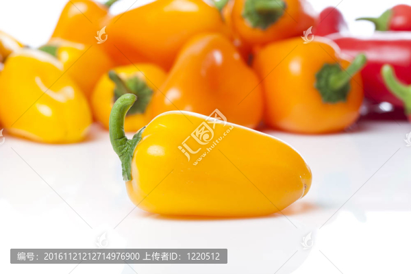 一個黃色的小辣椒