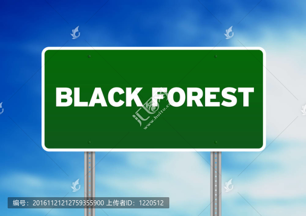 黑森林公路標(biāo)志