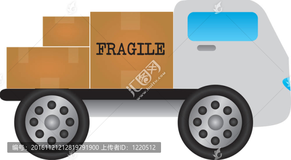 商品卡通卡車(chē)