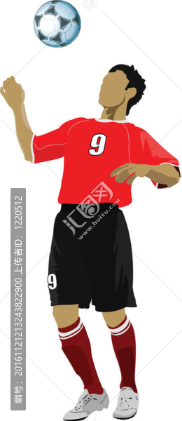 足球運(yùn)動(dòng)員。彩色設(shè)計(jì)