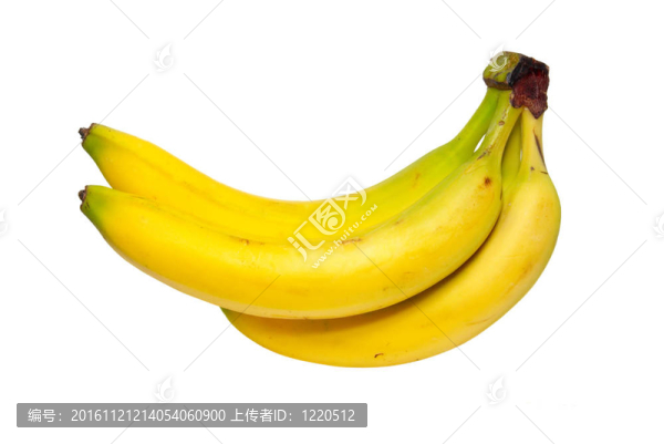 一束白色的香蕉。