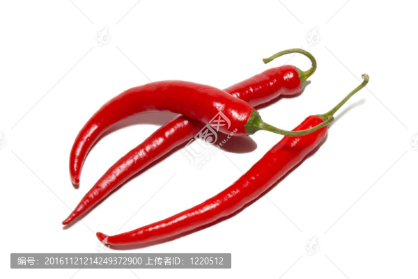 白辣椒紅辣椒。