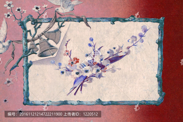 老式賀卡垃圾背景說(shuō)明
