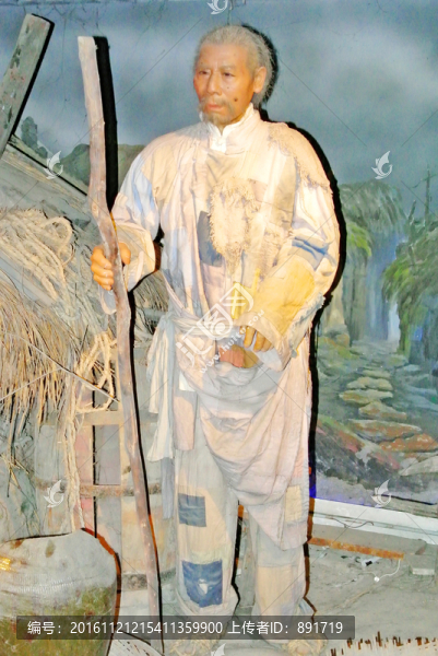 民俗蠟像,長工