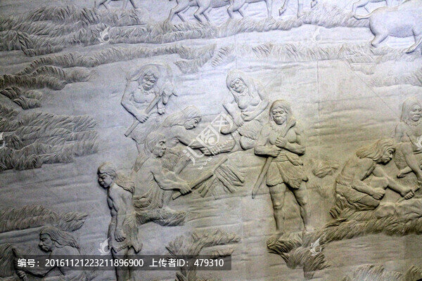 浮雕,裝飾雕塑,遠古,人類