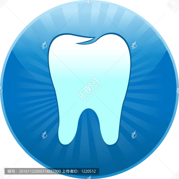 圖標(biāo)的牙齒
