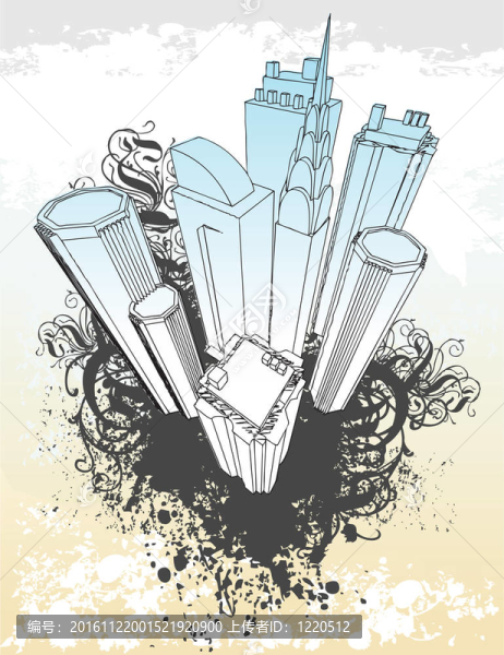 垃圾城市插畫