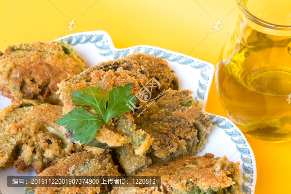 油炸洋薊-特寫(xiě)