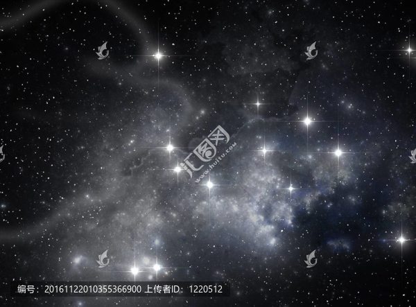 七彩太空星星云