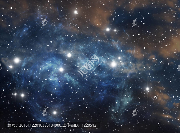 七彩太空星星云
