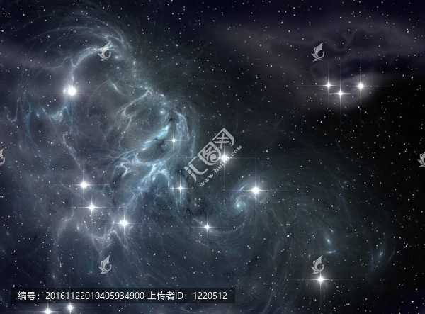 七彩太空星星云